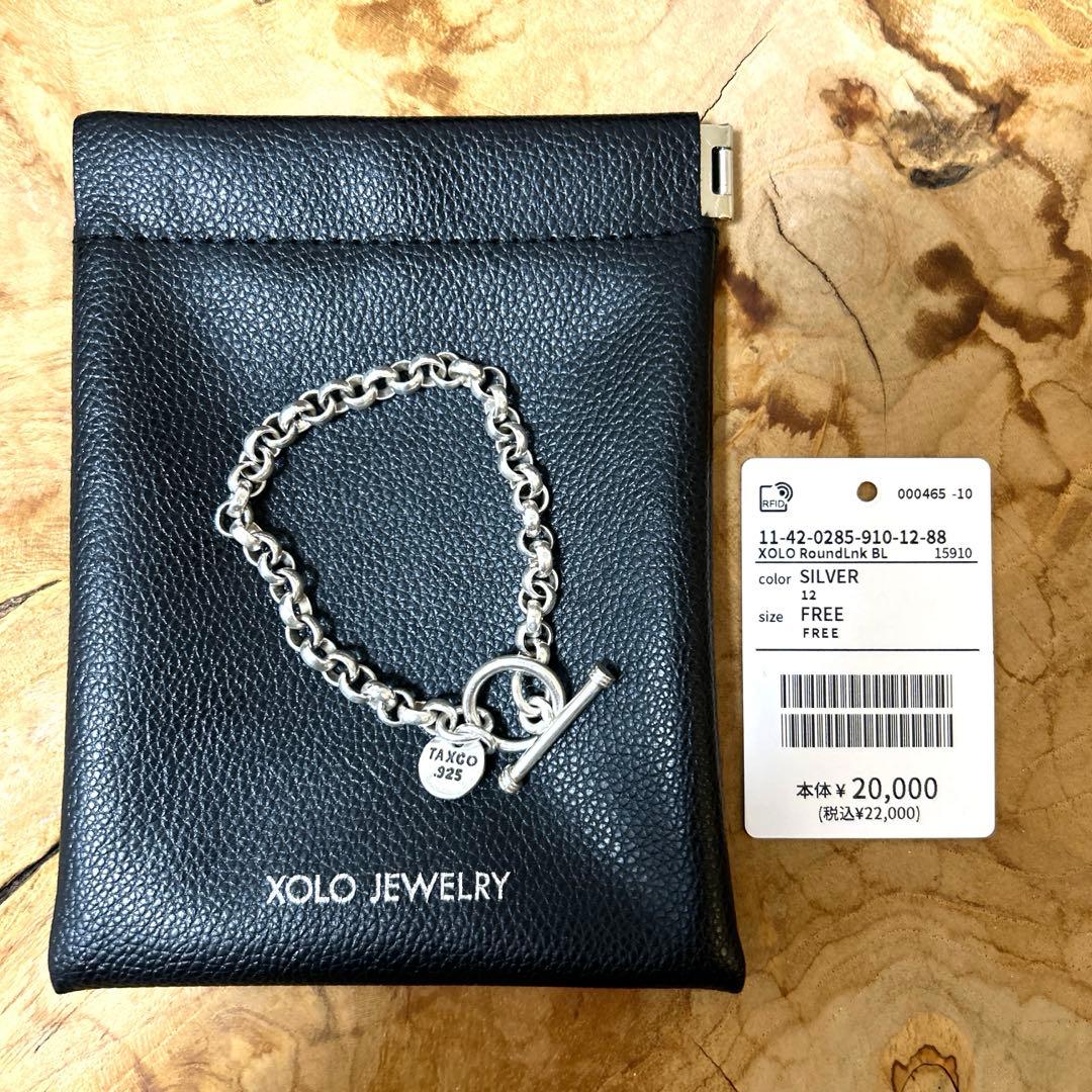 XOLO JEWELRY Round Link Bracelet シルバー925