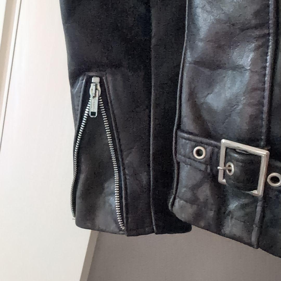 【値下げ】Schott レザーシングルライダースジャケット141型 size36