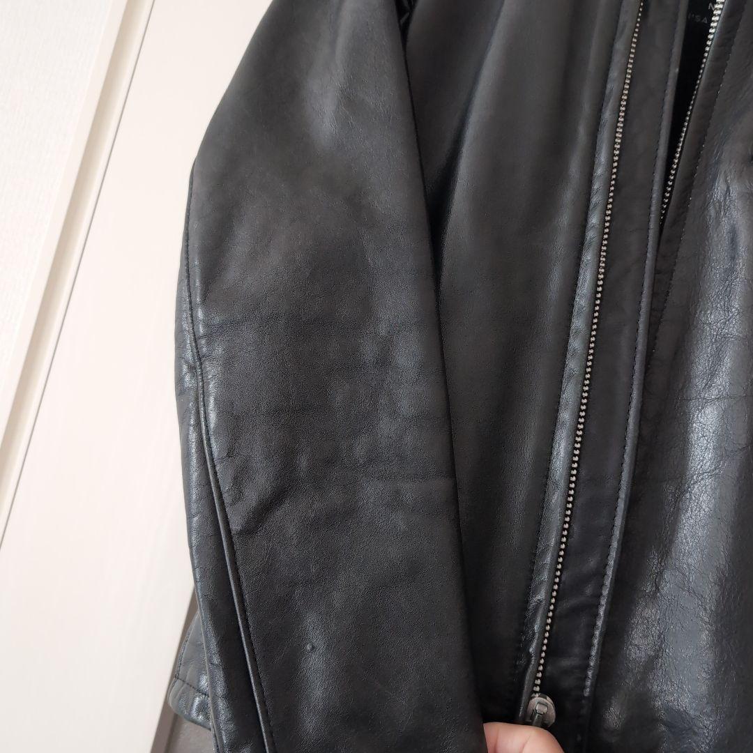 【値下げ】Schott レザーシングルライダースジャケット141型 size36
