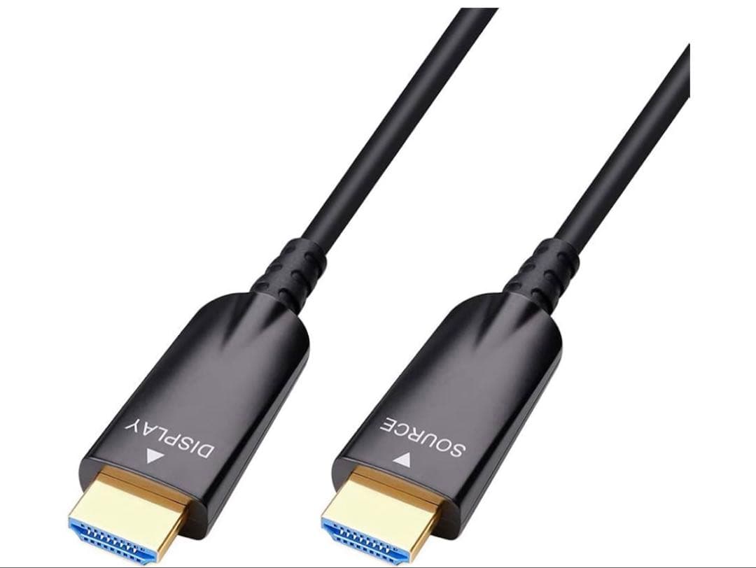 512572 DTECH 光ファイバーHDMIケーブル100m 4K