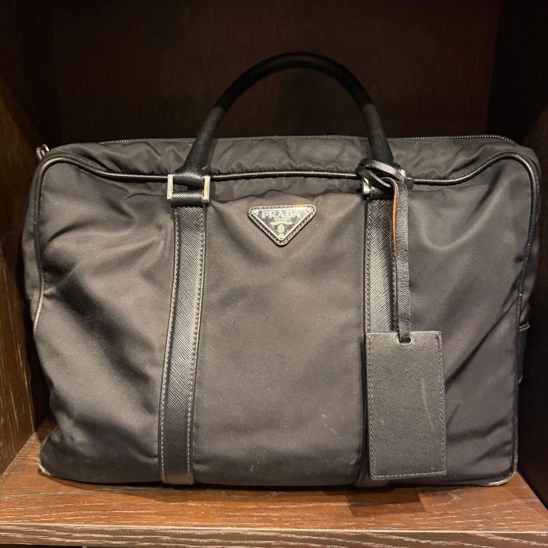 R*️様 PRADA ビジネスバッグ ブラック
