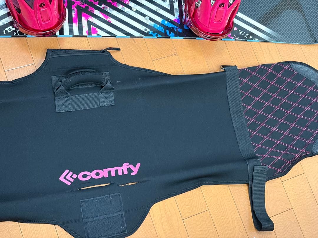 RIDE レディース スノボセットスノーボード ビンディング　ケース付　６点