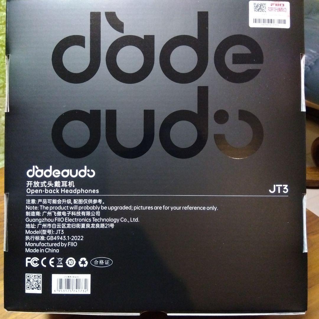 fiio JT3 開放型ヘッドフォン ブラック