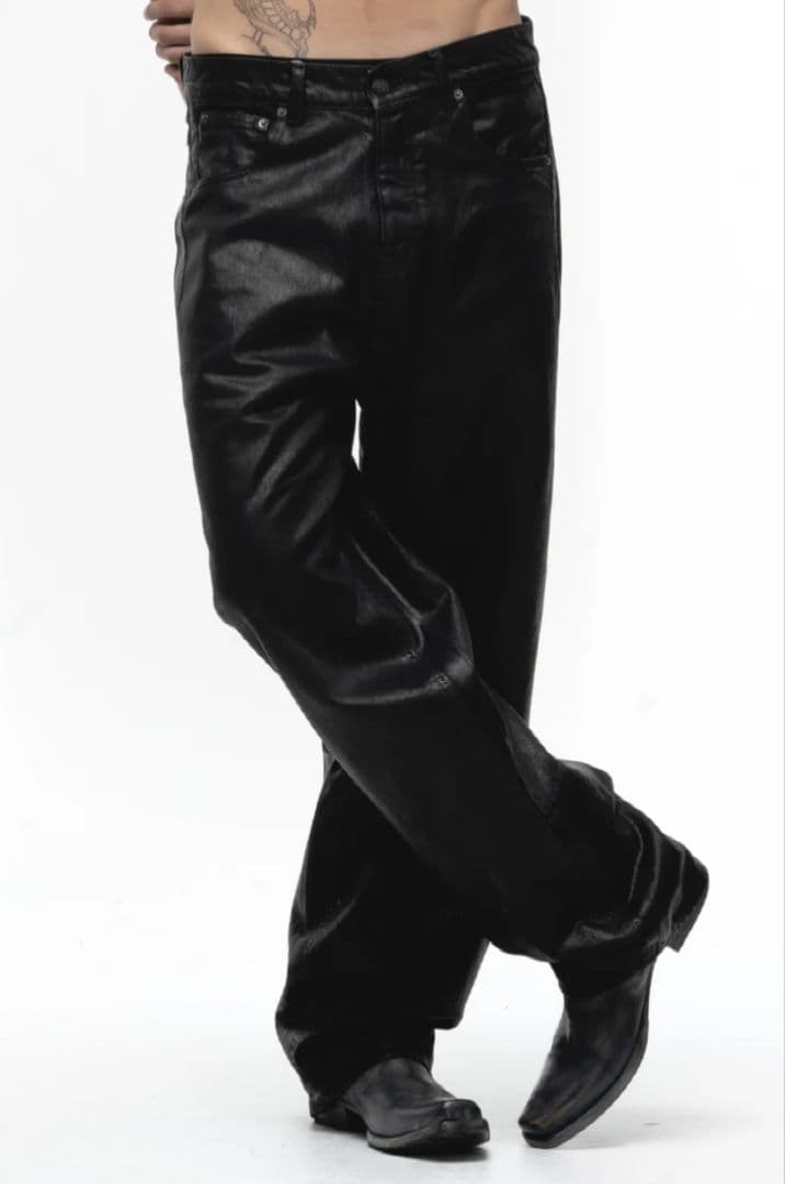 NO/FAITH STUDIOS レザーコーティングデニム