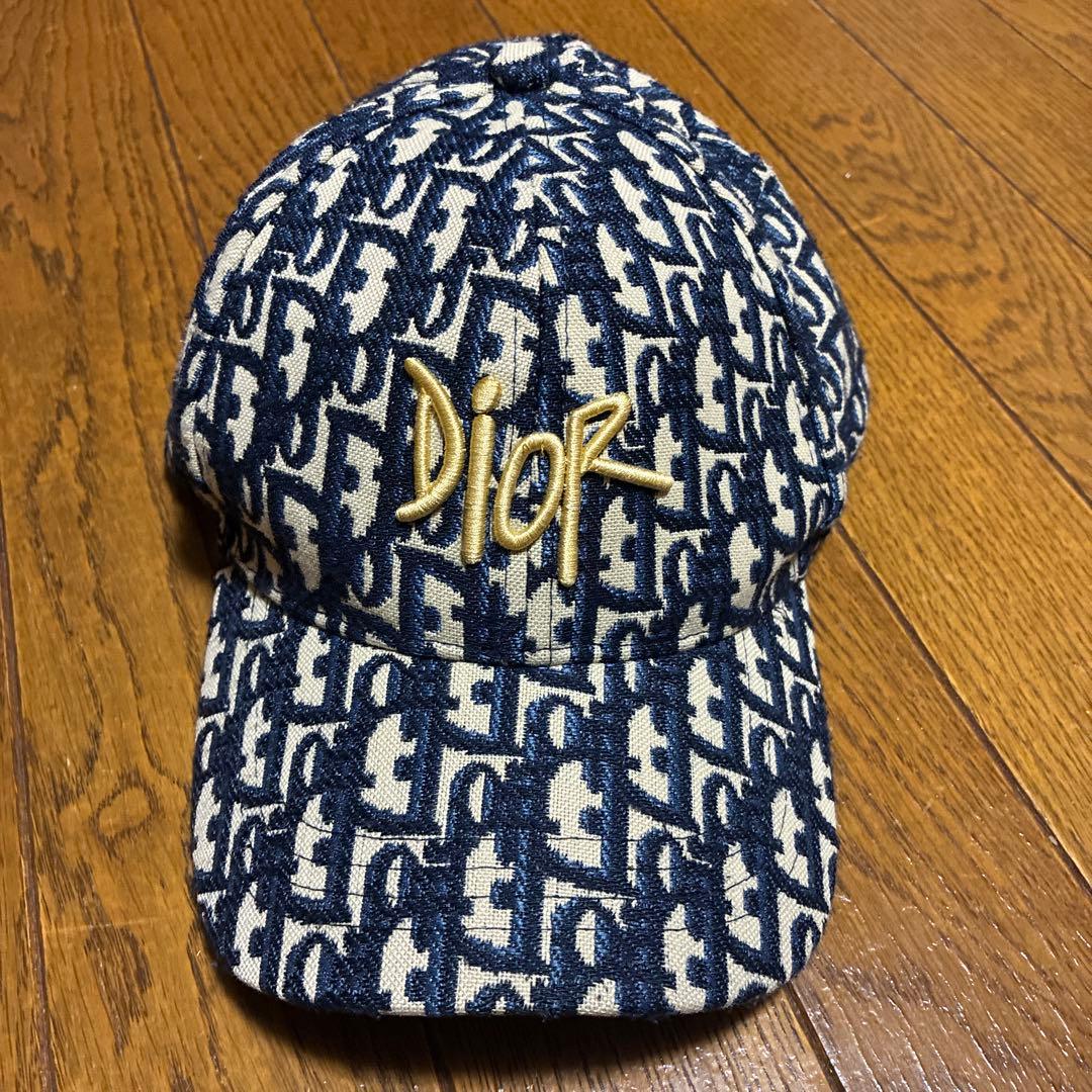 Dior ベースボールキャップ ネイビー/アイボリー