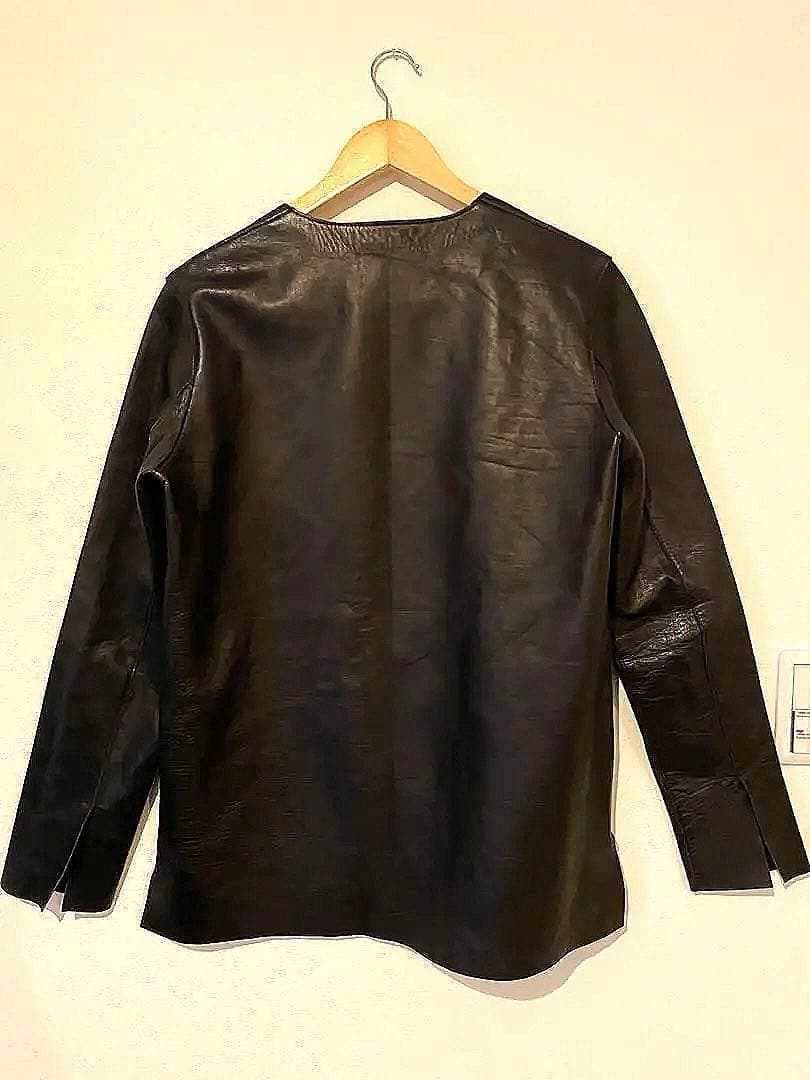 rip van winkle レザー プルオーバー ライダース ジャケット