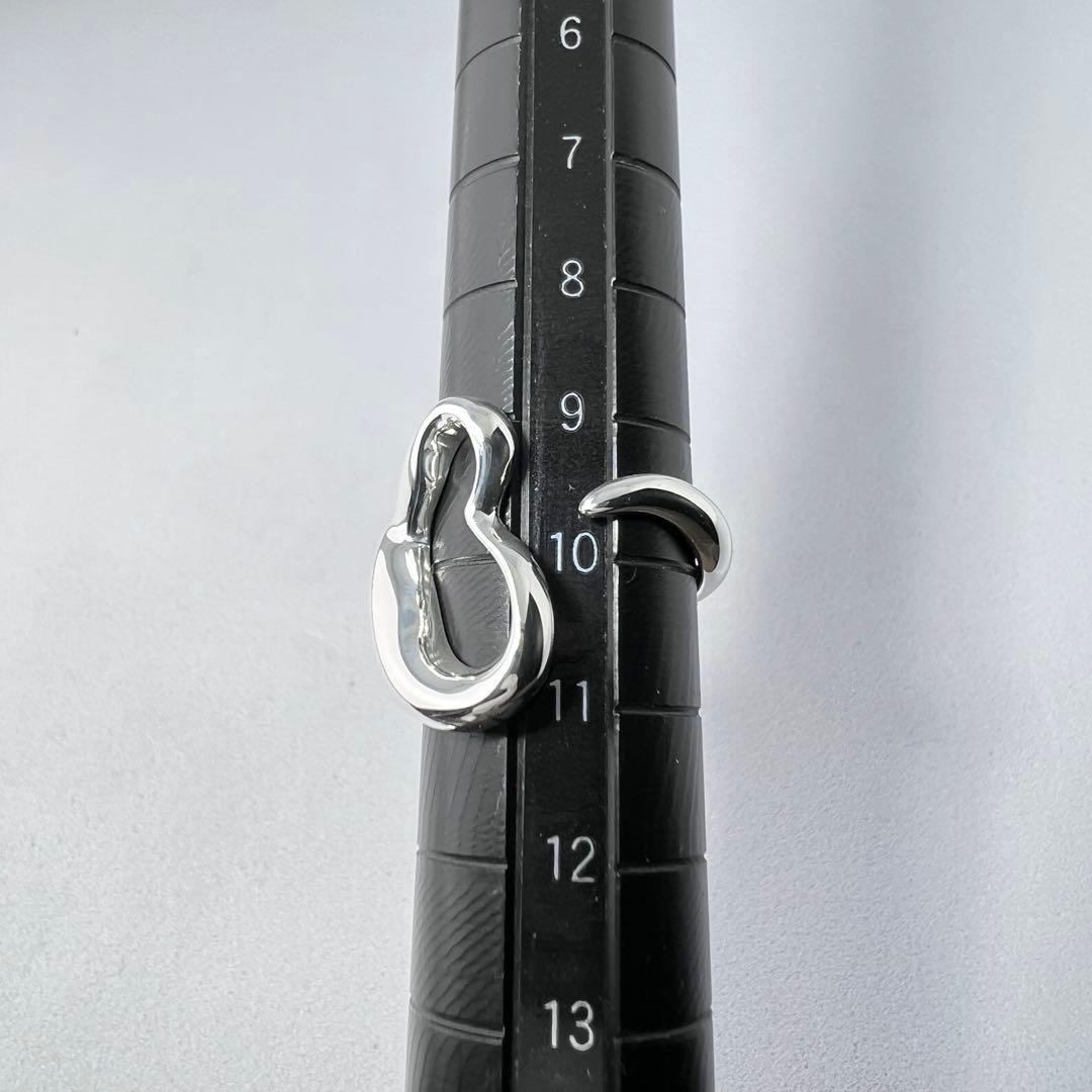 ティファニー　オープンハートリング(ラージ)10号　シルバー925