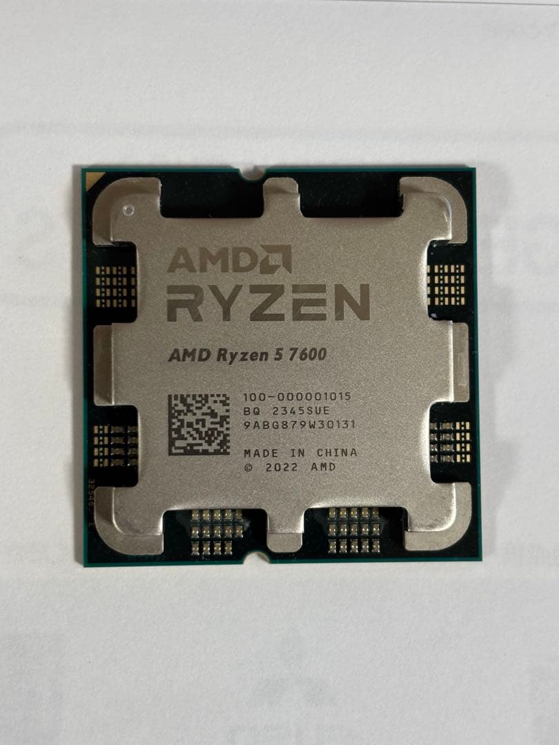 オ*ー様 AMD Ryzen 5 7600 CPU クーラー付き　動作品