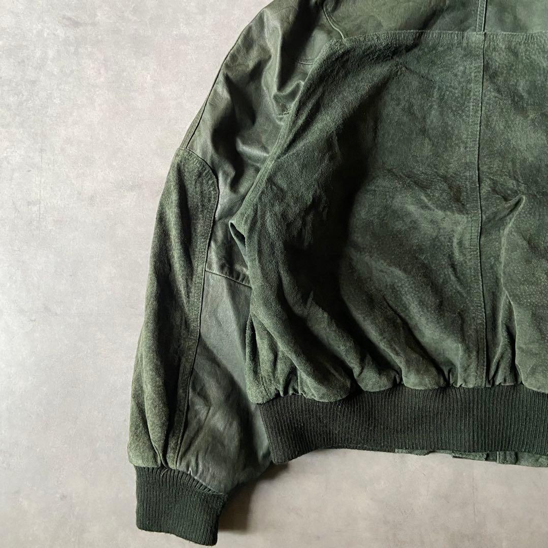 ジャケット・アウター 80s east west real leather jacket BQ43