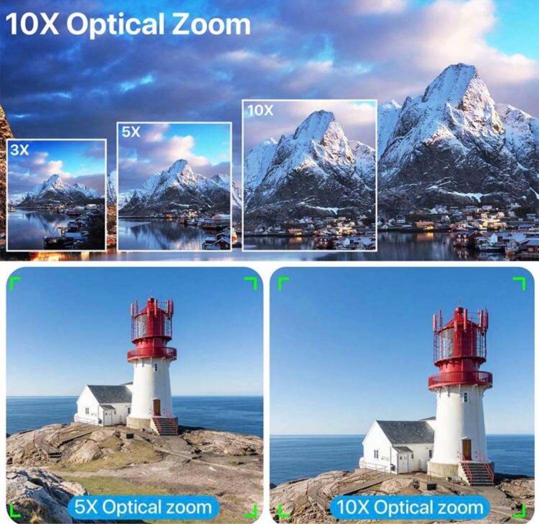 5K業務用ビデオカメラ 本体 10倍光学ズーム