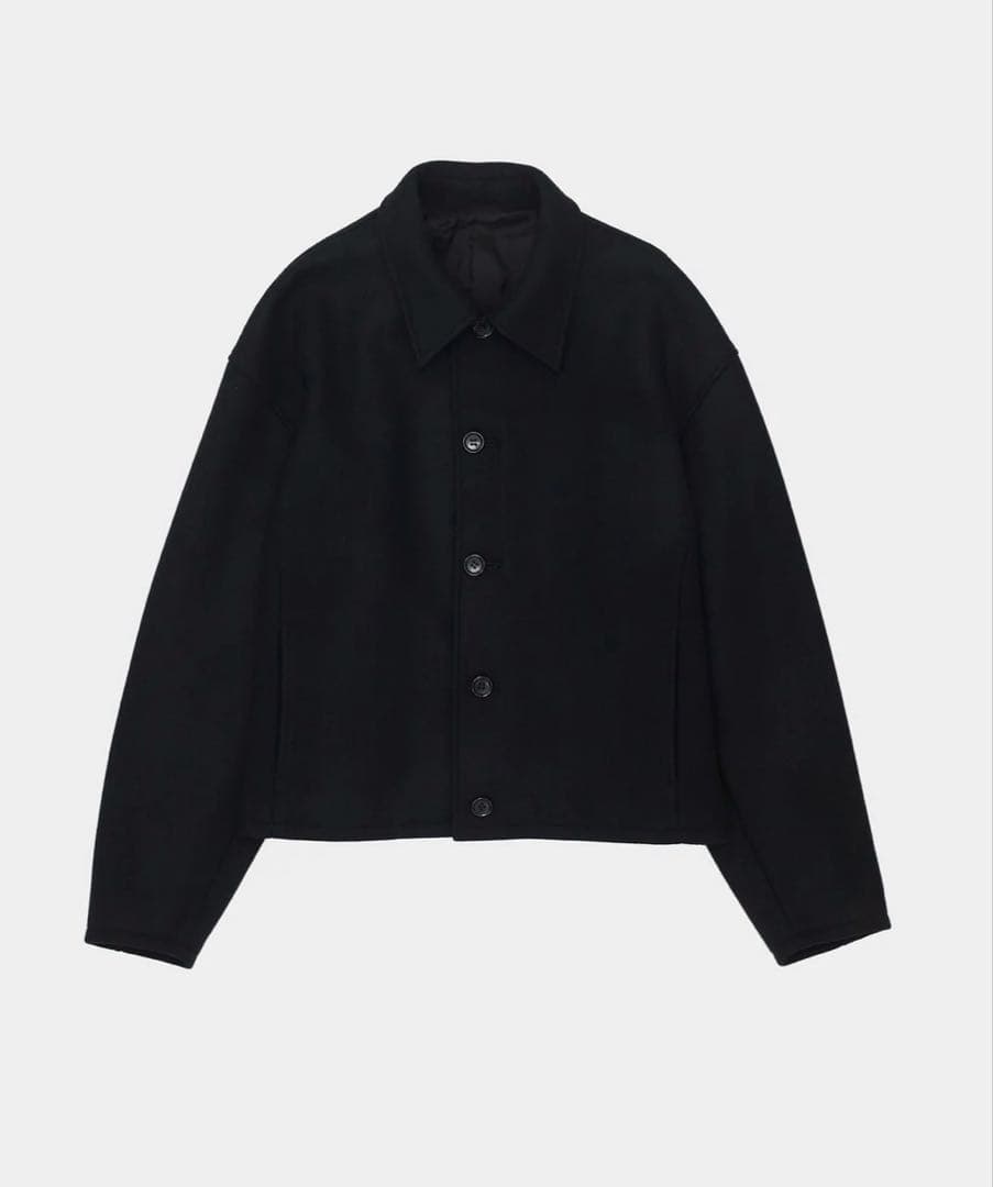 ジャケット・アウター NTRUL CLASSIC MELTON JACKET BLACK