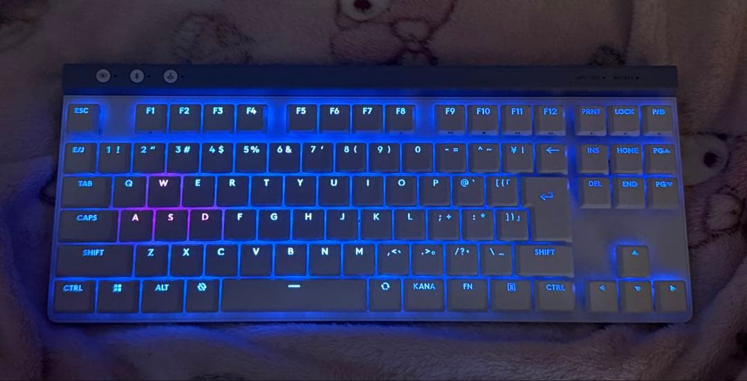 Logicool G515 lightspeed TKL リニアホワイト