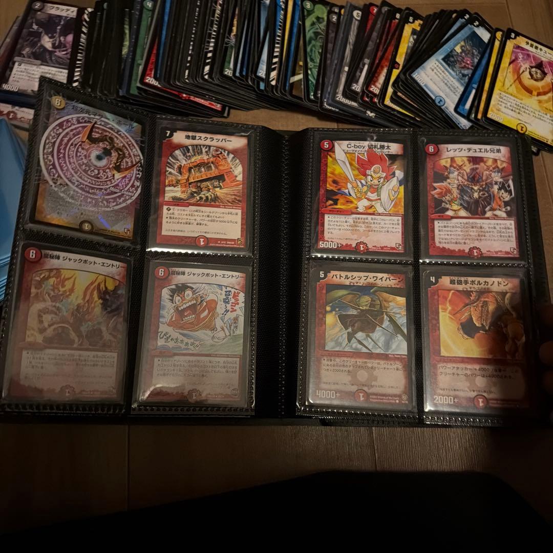 デュエルマスターズ 引退品　デッキ　スリーブ　バインダー付き