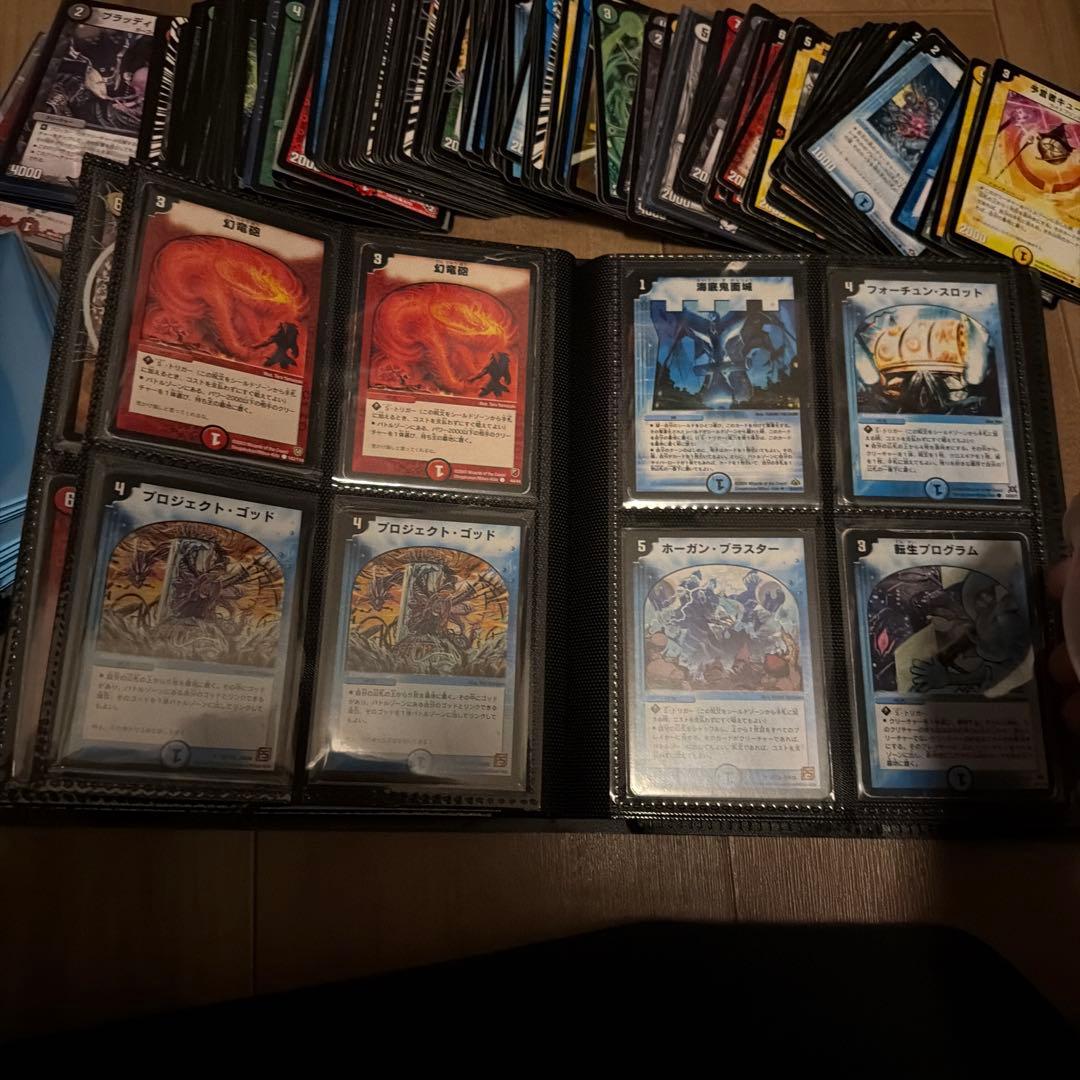 デュエルマスターズ 引退品　デッキ　スリーブ　バインダー付き