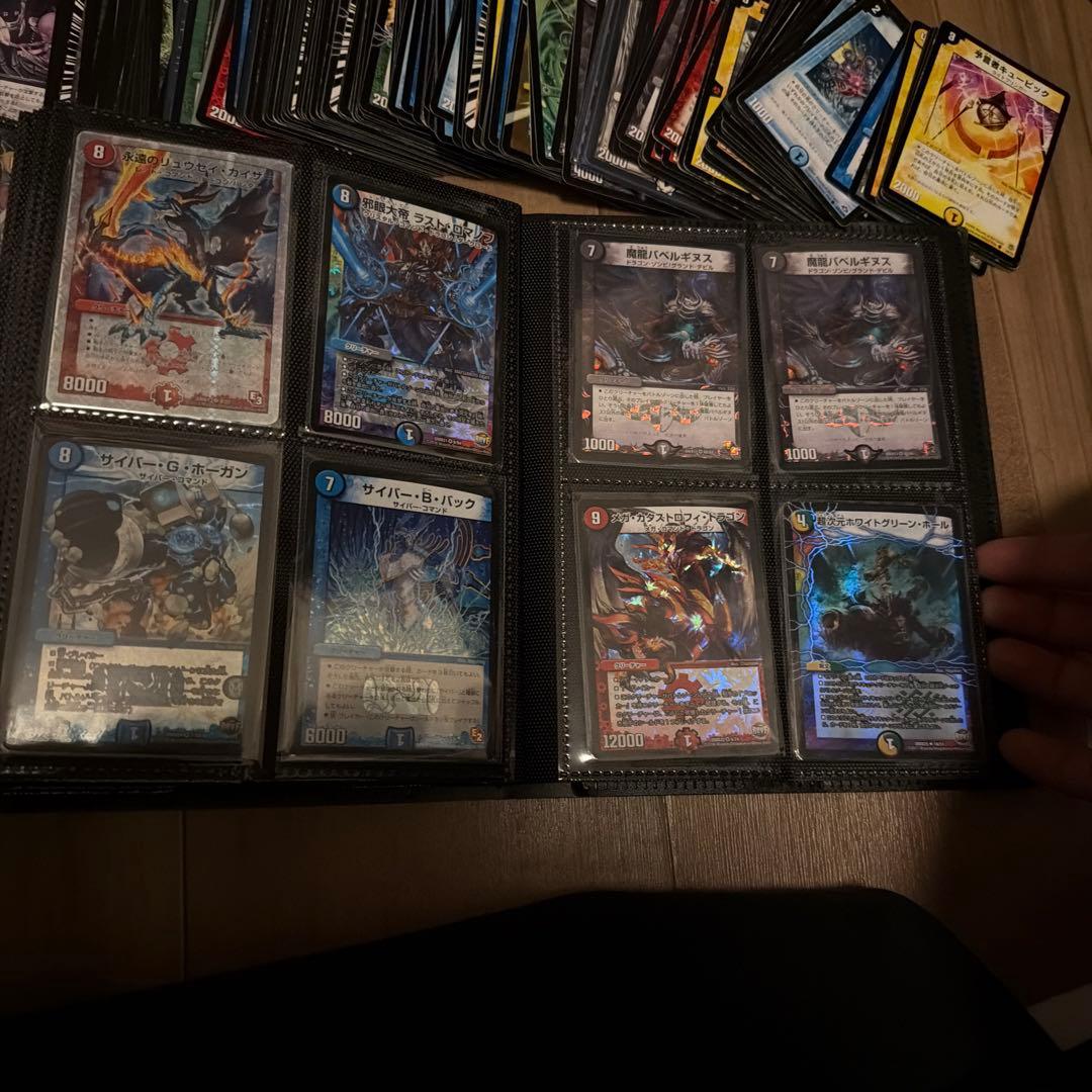 デュエルマスターズ 引退品　デッキ　スリーブ　バインダー付き