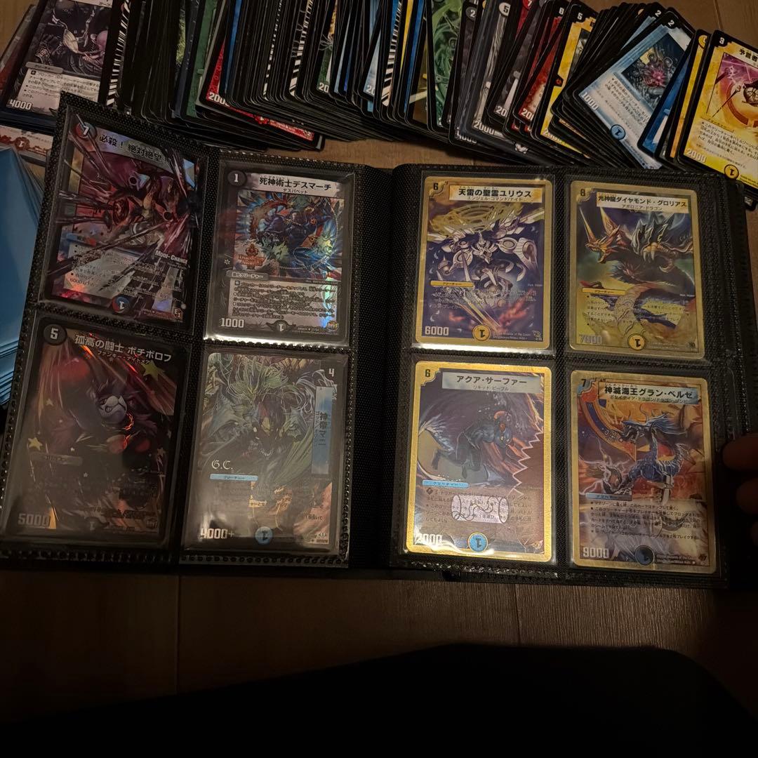 デュエルマスターズ 引退品　デッキ　スリーブ　バインダー付き