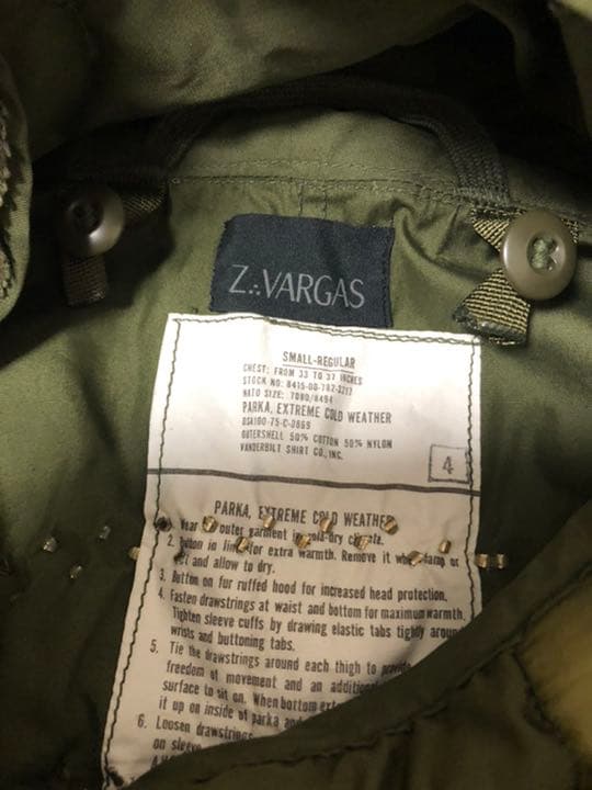 ZAC VARGAS ザックバルガス 激レア モッズコート 希少 完売