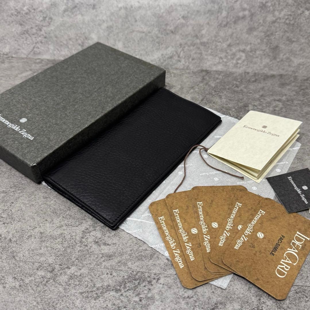 【新品未使用品】Ermenegildo Zegna 長財布　レザー　二つ折り