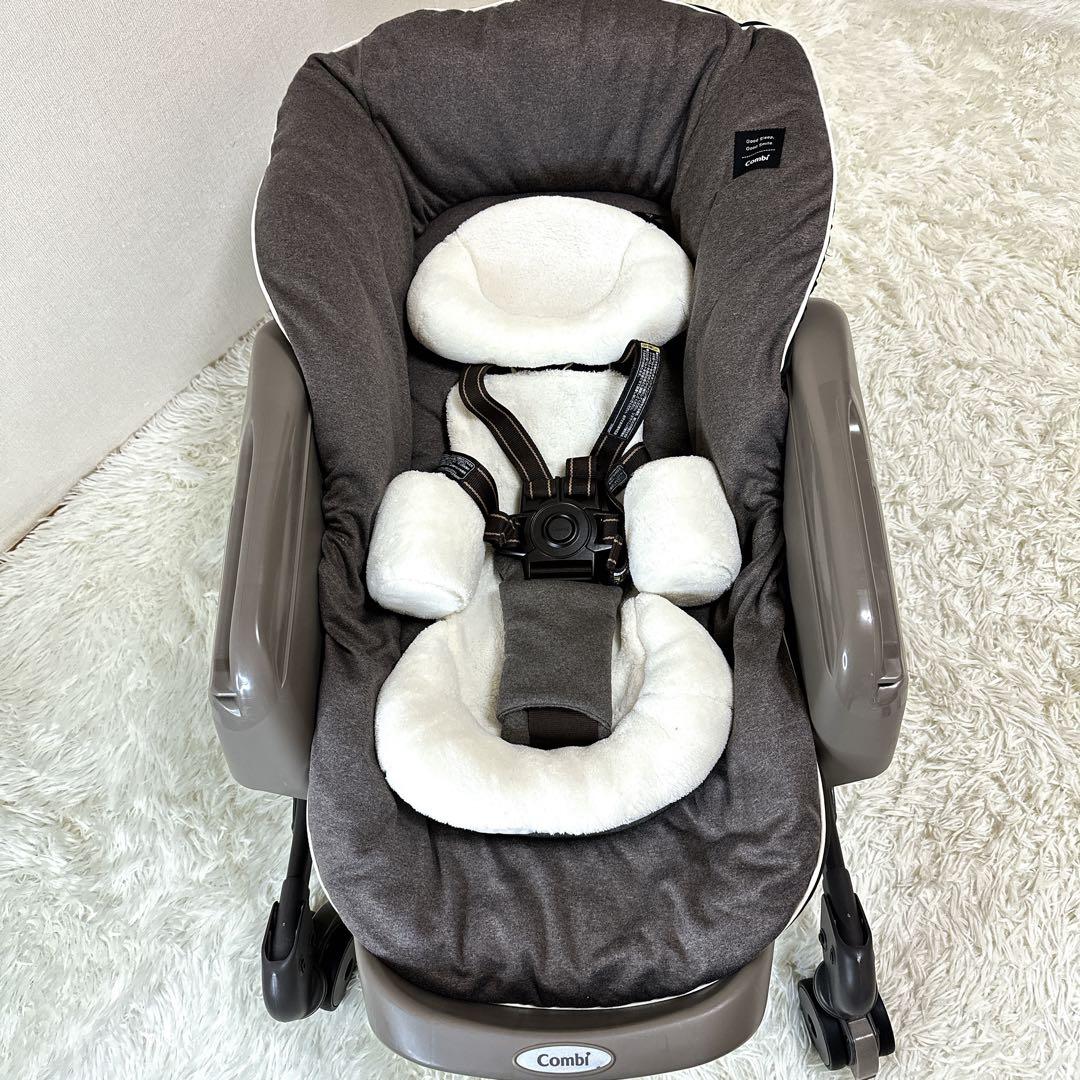 コンビ ネムリラAT BEDi 電動ハイローチェア ベビーラック ブラウン