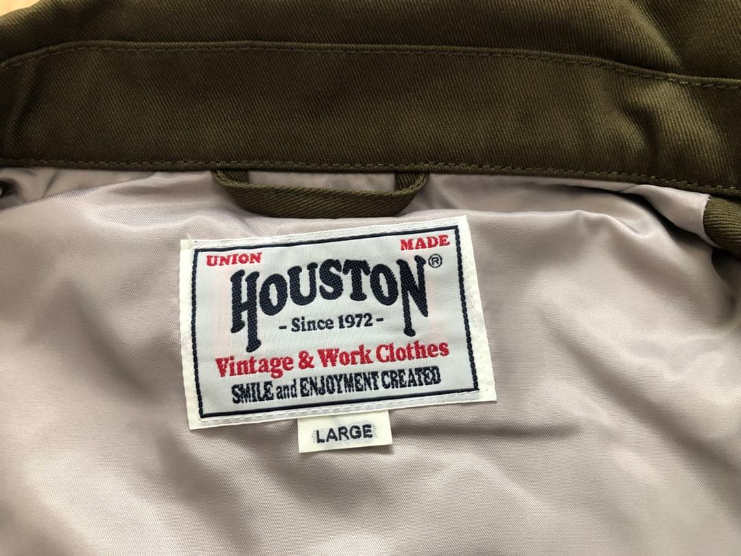 未使用タグ付！HOUSTON ベトナムジャケット TIGER／ベトジャン 虎