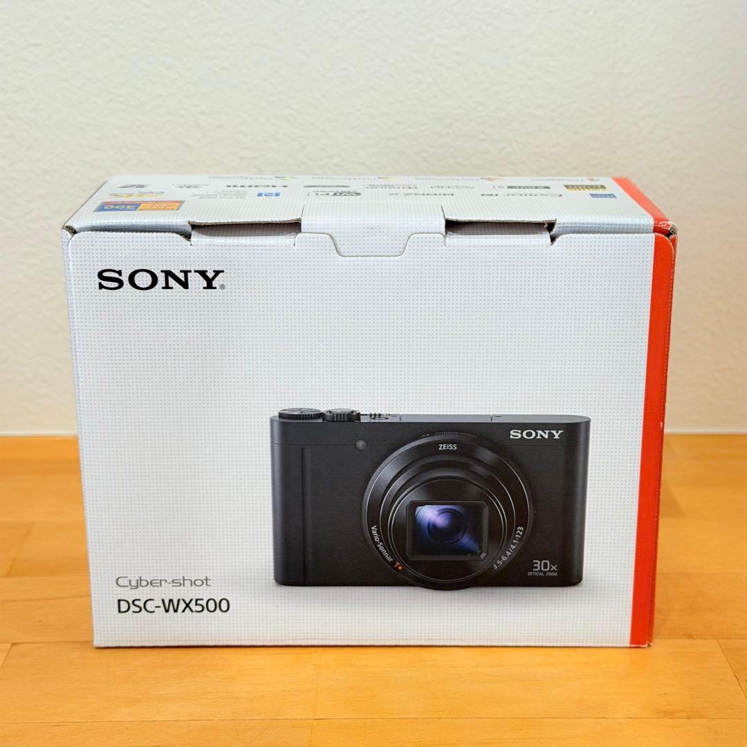 SONY DSC-WX500 サイバーショット　ソニー　レッド　デジカメ