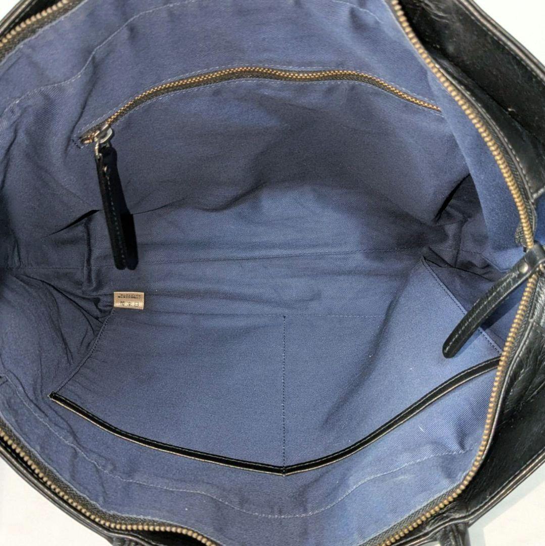 HALEINE アレンヌ トートバッグ ビジネストート オールレザー ブラック