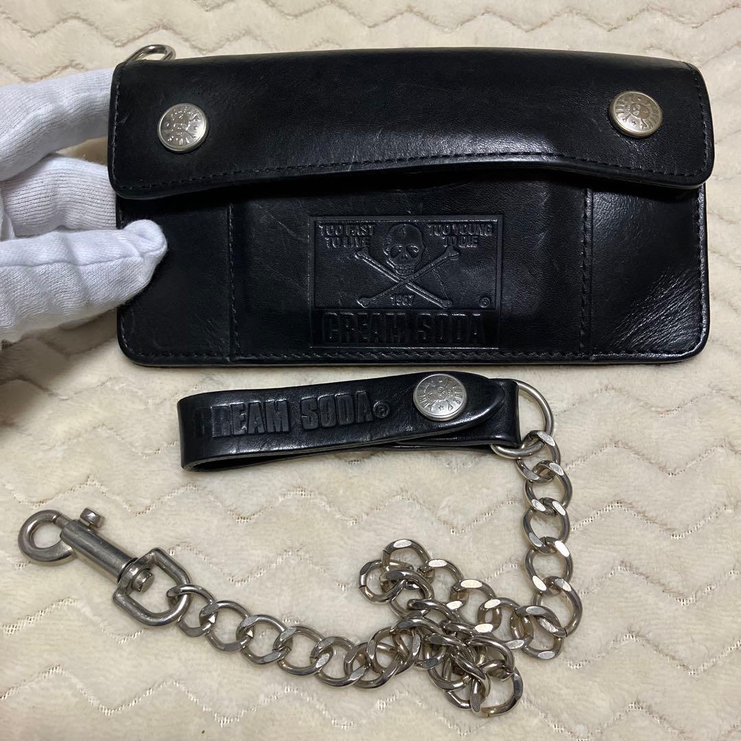 (激レア) クリームソーダ　オリジナル　トラッカーウォレット　チェーンセット