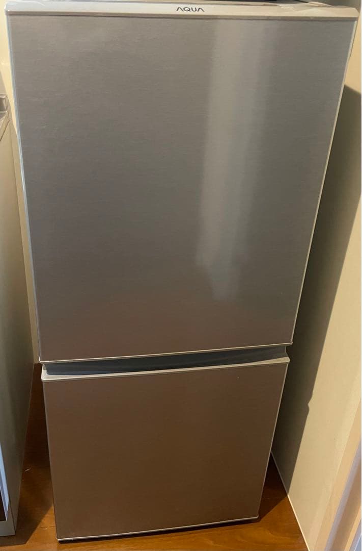 AQUA シルバー 2ドア冷蔵庫
