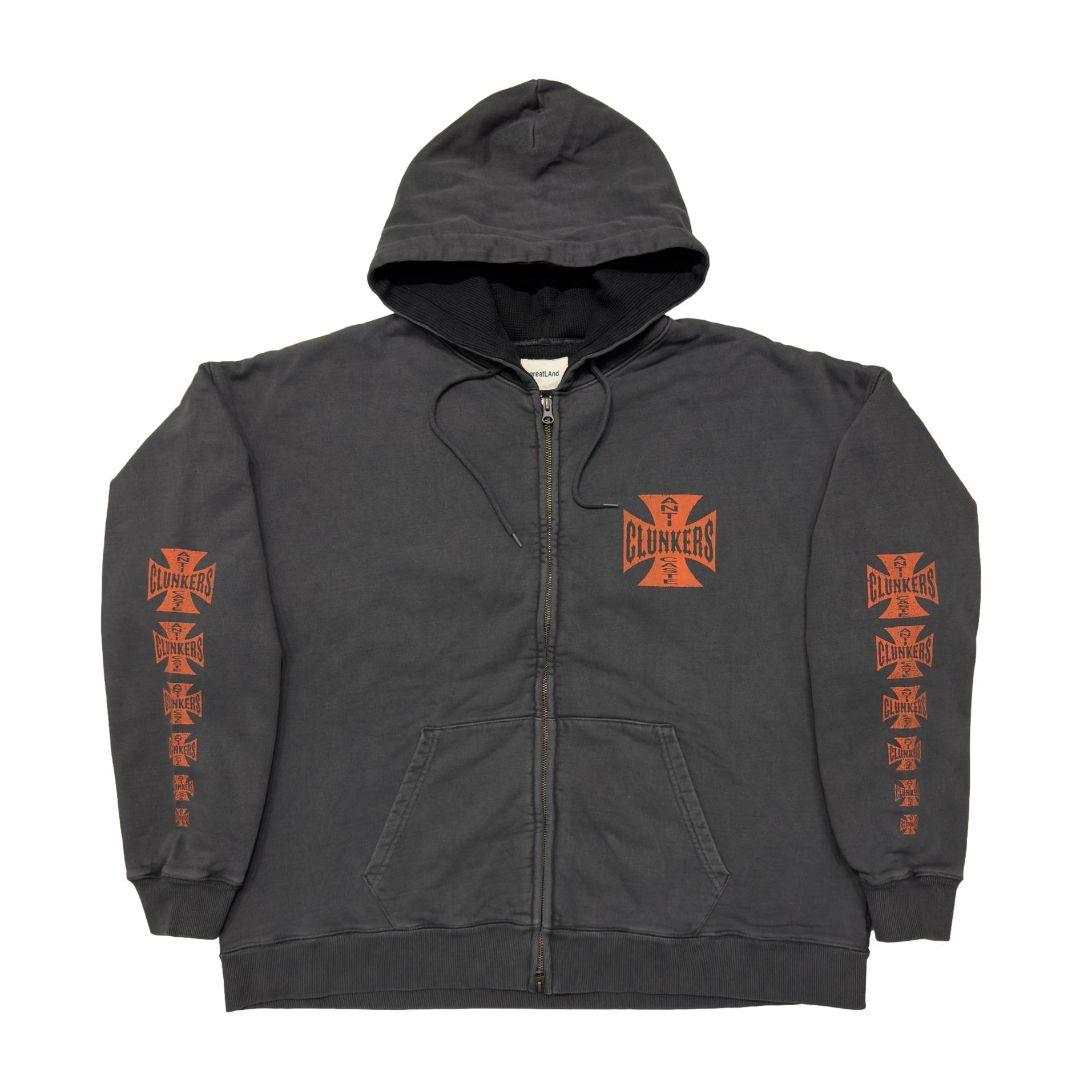 トップス GreatLAnd ORIGINAL CLUNKERS ZIP HOODIE