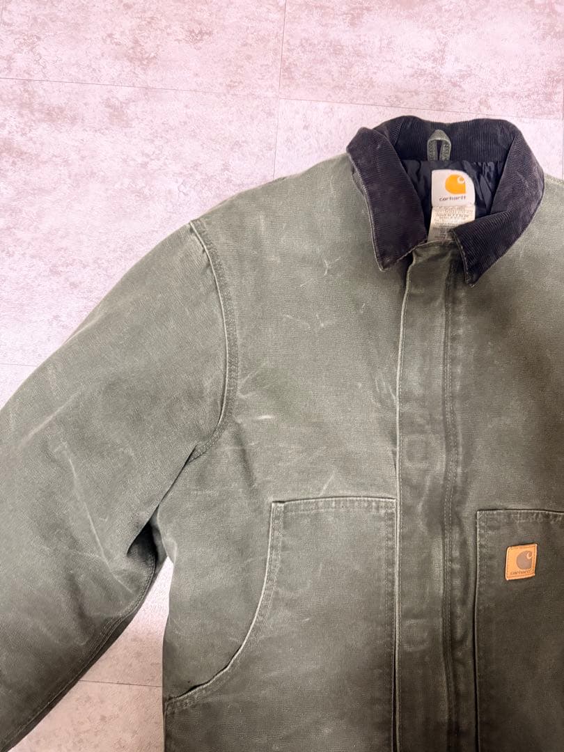 カーハート トラディショナルジャケットJ22モス