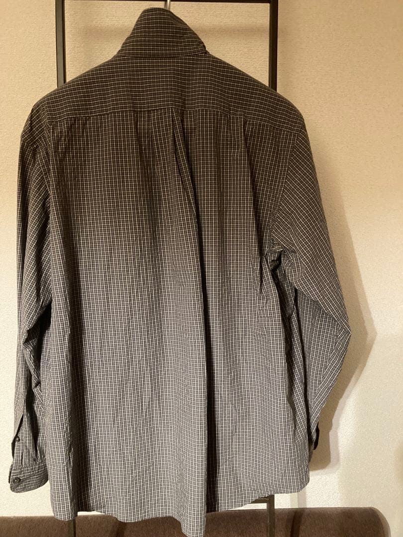 ジ*ー様 OVY Cotton Poplin Pin Check Wide Sh