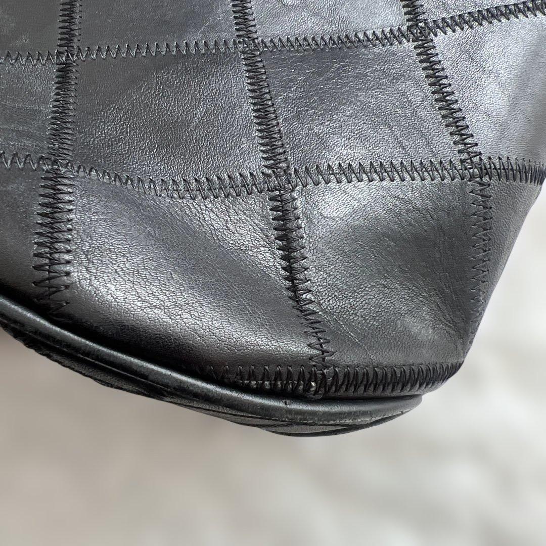 専用　TRION トライオン トートバッグ ボストントート（シボ革） パネル　ブ