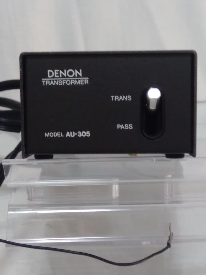 デノン MC(DL-103等)用 昇圧トランス AU-305 動作良好 綺麗な品