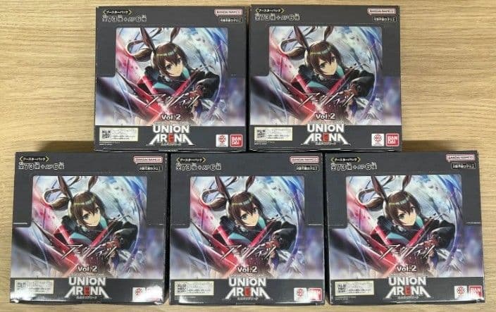 ユニオンアリーナ アークナイツ Vol.2 未開封 5ボックス セット