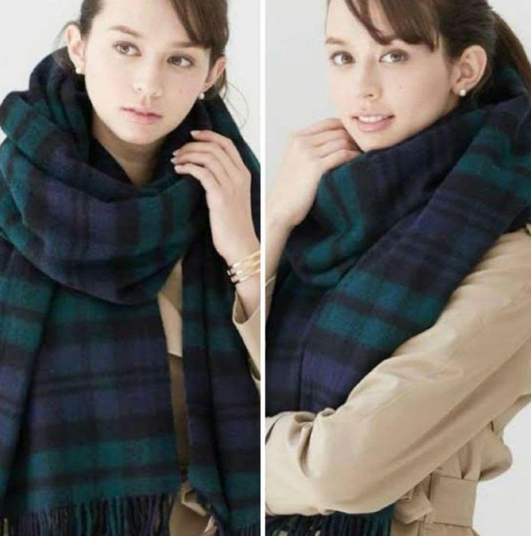 【新品未使用】Johnstons of Elgin 大判カシミヤストール