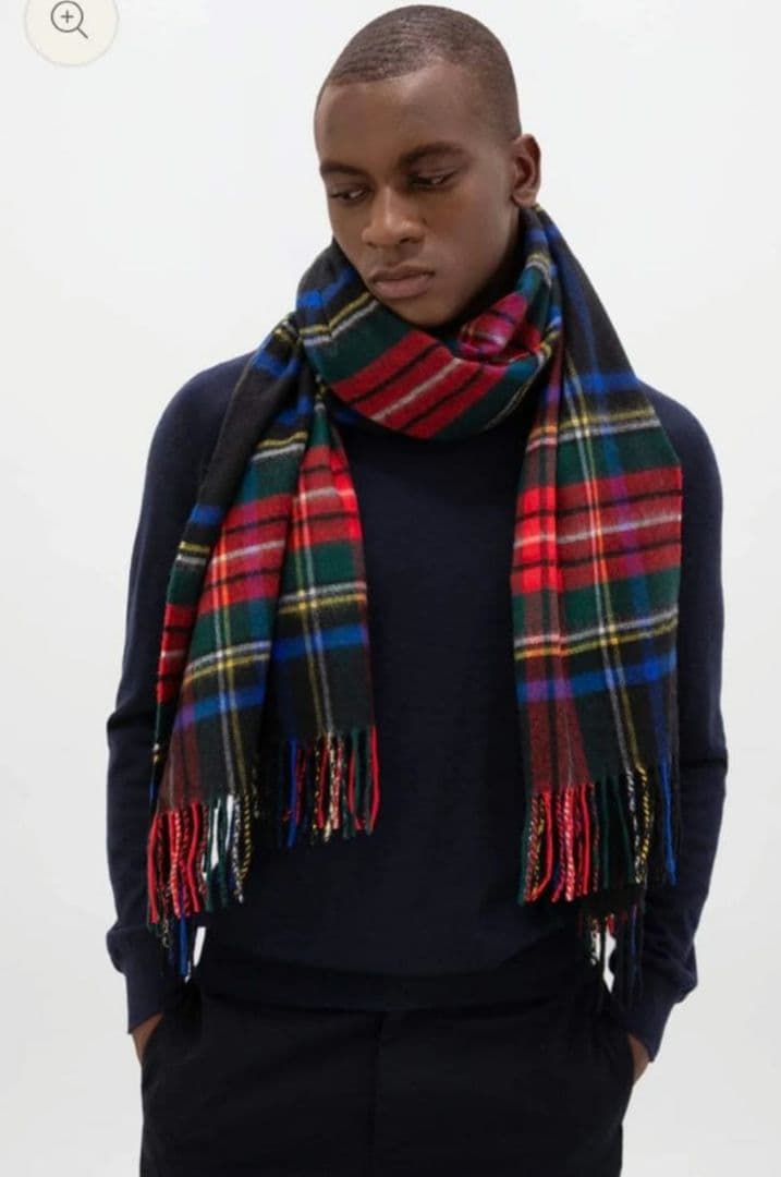 【新品未使用】Johnstons of Elgin 大判カシミヤストール