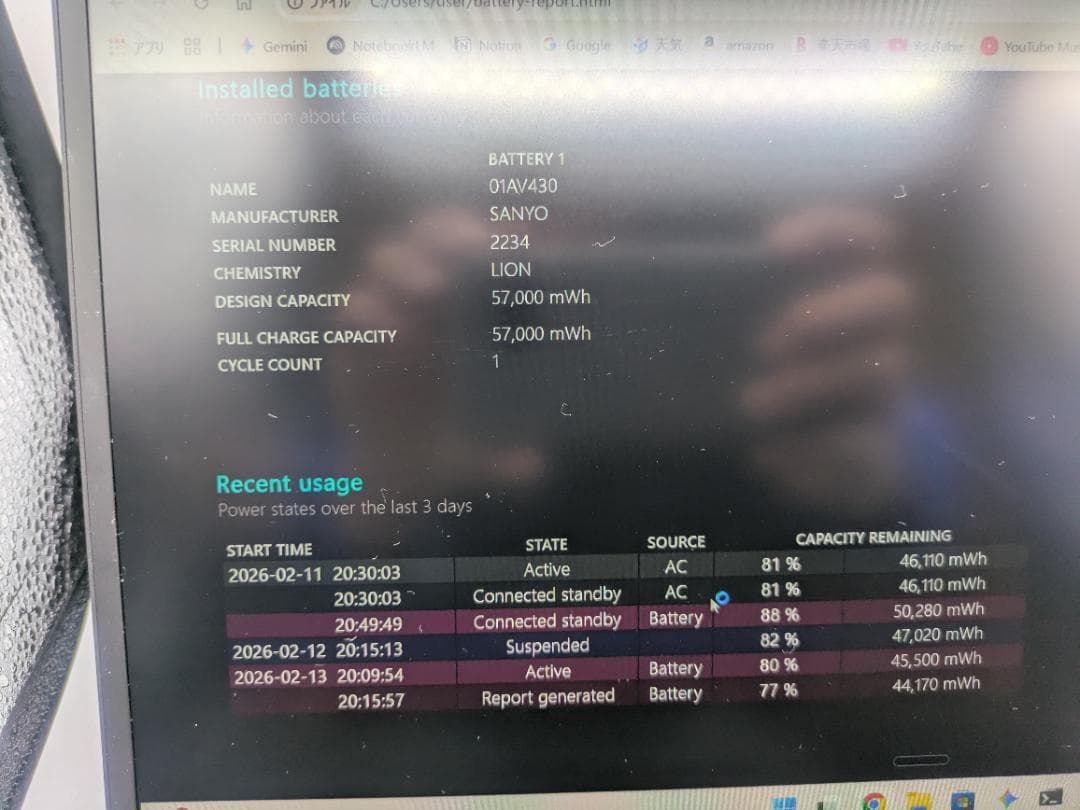 【新品バッテリー】ThinkPad X1 Carbon Gen6｜第8世代i5