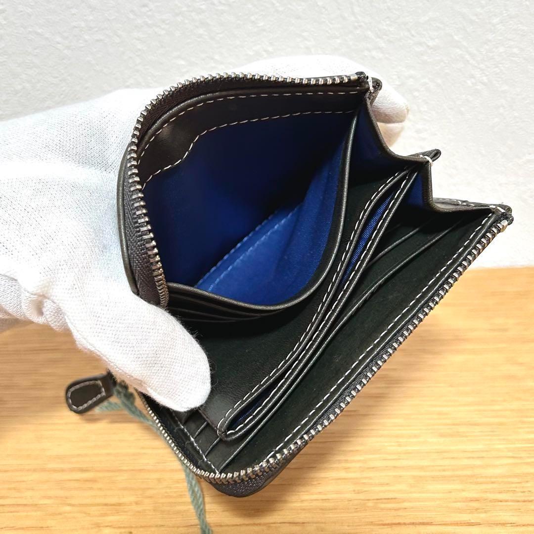 未使用 ハンティングワールド ケース L字ファスナー グリーン