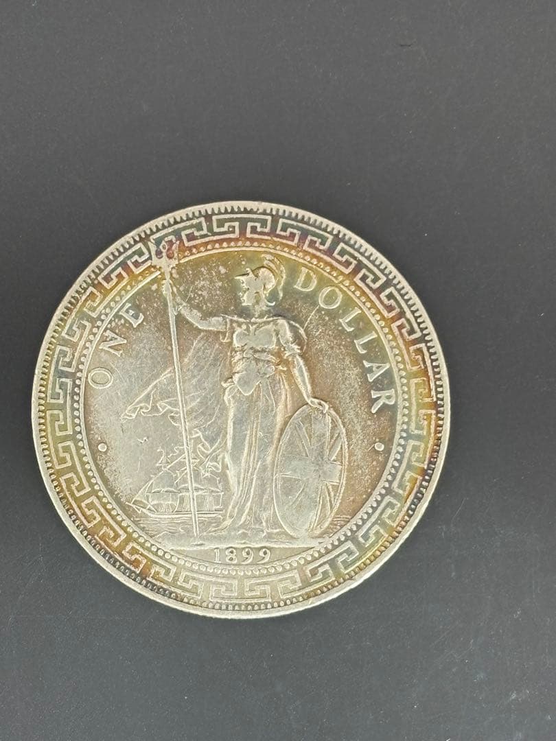 イギリス貿易銀　希少な1899年 ！ ONE DOLLAR 
