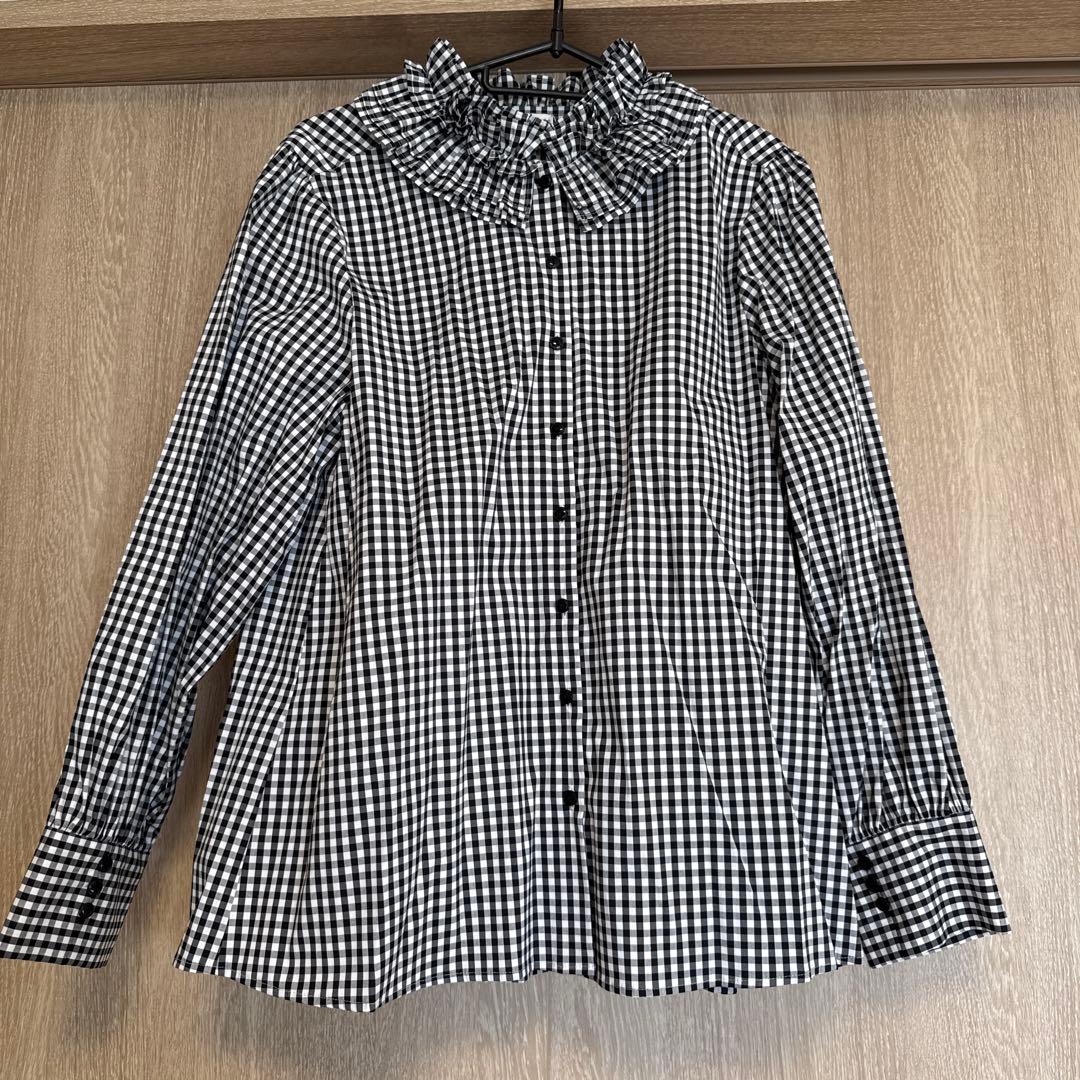 SONO limited 銀座三越限定 ラナンキュラスブラウス ギンガム