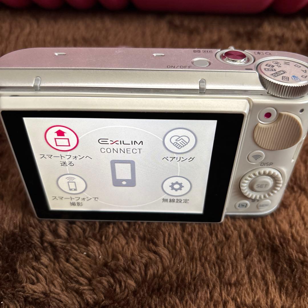 コンデジ CASIO EXILIM EX-ZR3200WE 自撮り可 スマホ転送