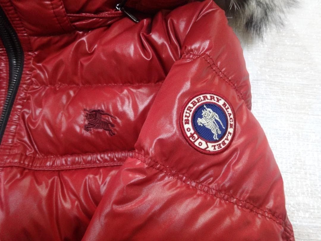 1.2回短時間着品　バーバリーブラックレーベル　ダウンジャケット　Ｍ