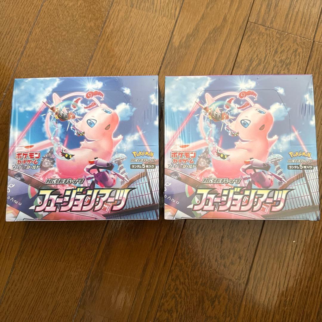 f*8様 ポケモンカードゲーム フュージョンアーツ 未開封シュリンク付き2BOX