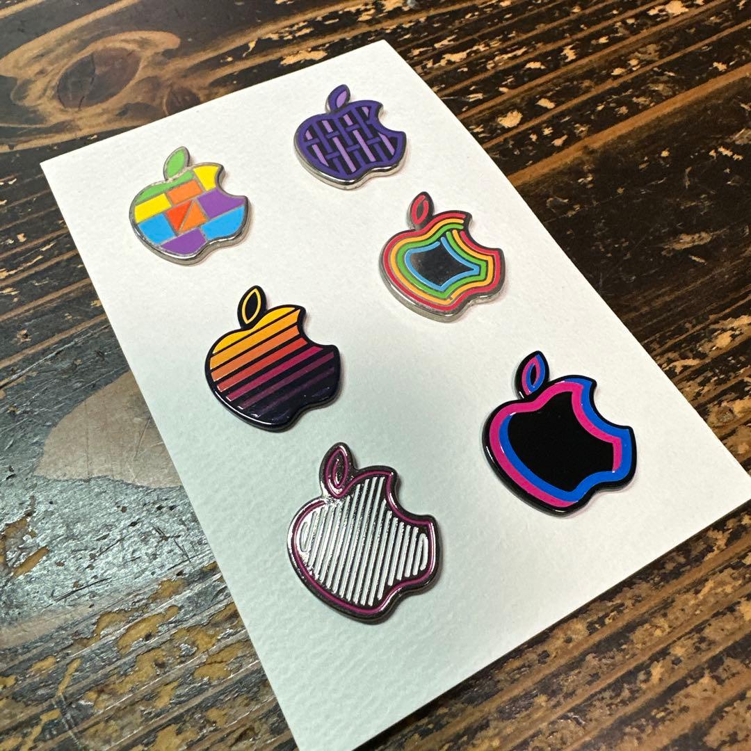 AppleStore 開店ノベルティ ピンバッヂ6個セット