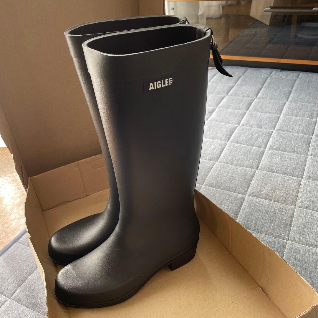 【えり　AIGLE 長靴　24.5cm】