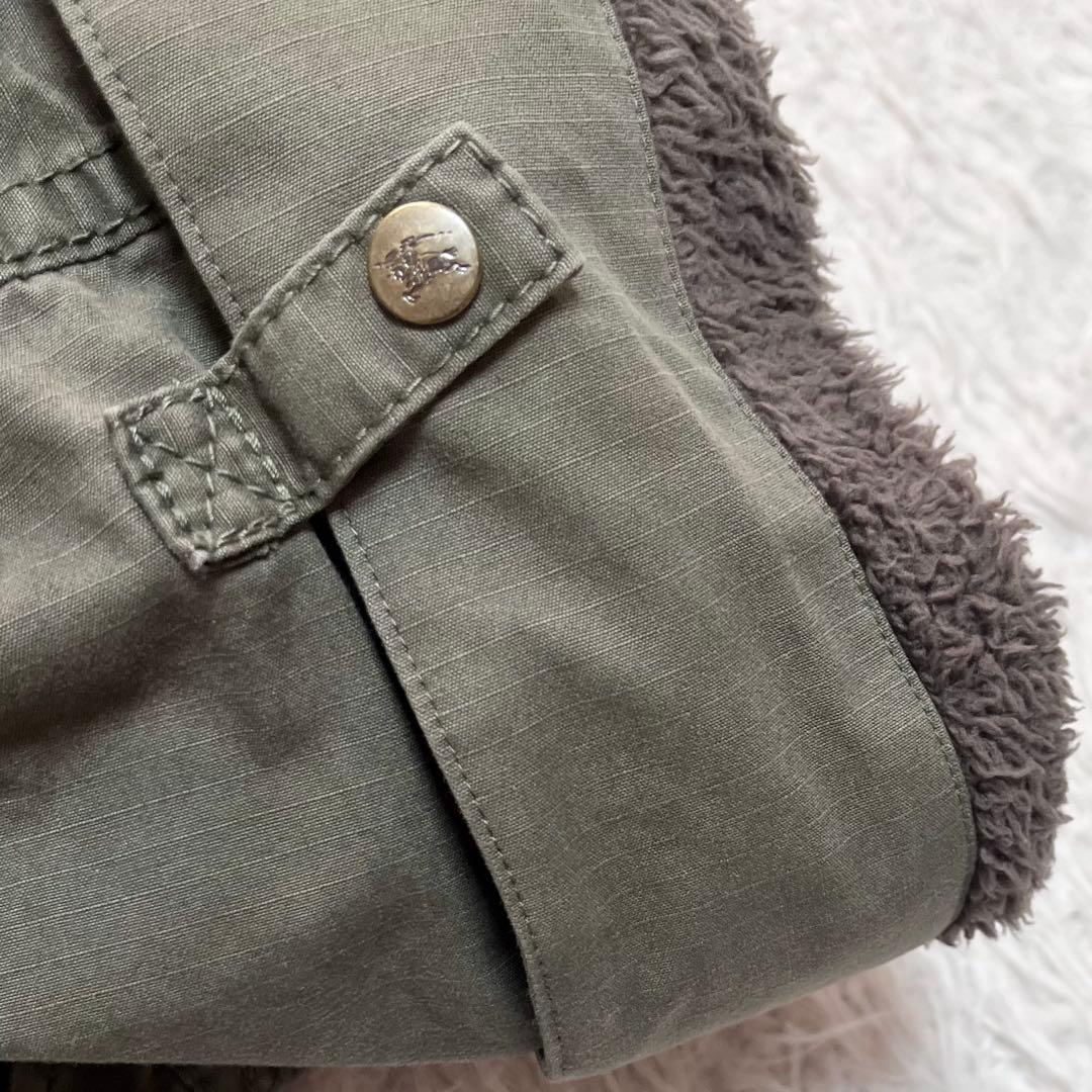 BURBERRY BLUE LABEL キルティングライナー付きモッズコート