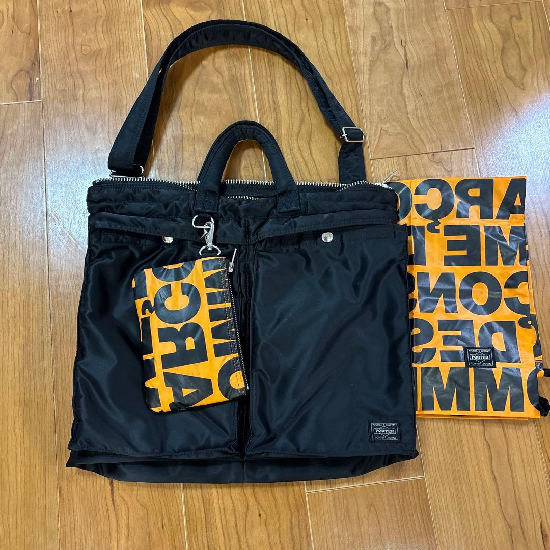 コムデギャルソン ポーター コラボ タンカー ヘルメットバッグ Mサイズ