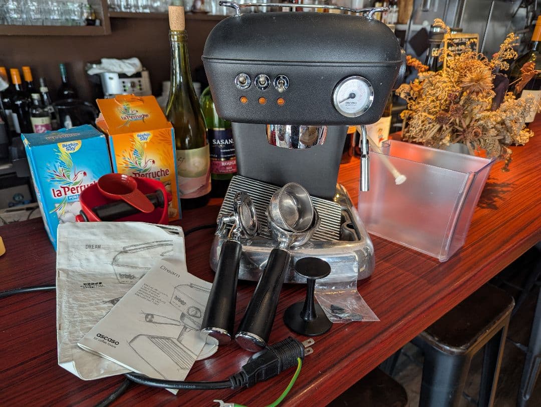 ascaso エスプレッソマシン 温度計付き