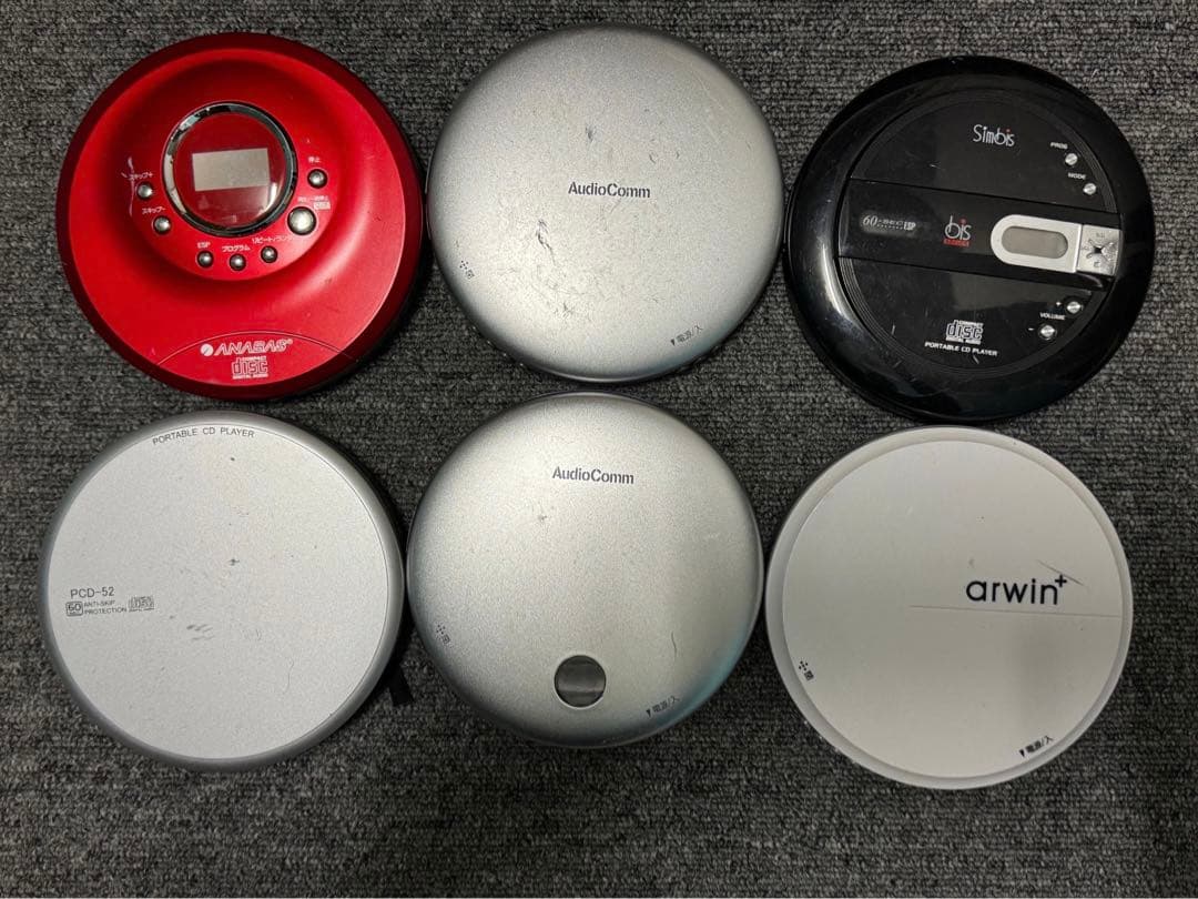 Arwin , audiocomm CD player まとめ　6個　V039