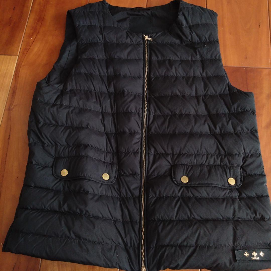 TATRAS ネイビー キルティングダウンベスト LTBM22S4664-D